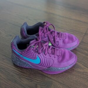 Nike Ja 2 Basketball Shoes Size 4.5 Youth Purple